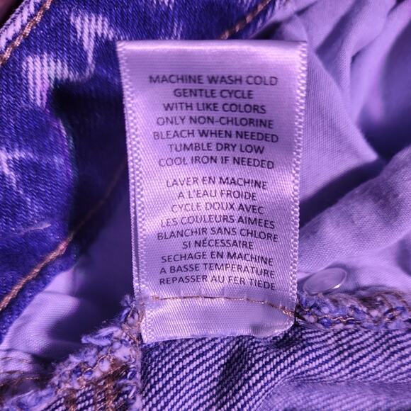 Tinseltown Junior 5 Distressed Straight Leg Jeans Light Wash Grunge Skater Punk - Picture 10 of 10